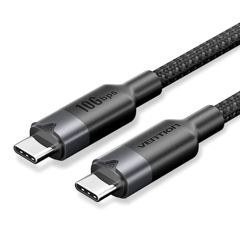 USB-C to USB-C Vention USB 3.2 Cable 5A 10Gbps 1m Black In preparation Your Sports Performance