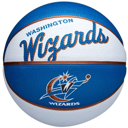 Wilson Team Retro Washington Wizards Mini Ball WTB3200XBWAS basketball Accessories/Balls/Basketball Your Sports Performance