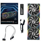 Lian Li UNI FAN SL Wireless LCD 120 Computer Case Fan 12 cm Black 3 pcs. Chłodzenie/Chłodzenie - wentylatory Your Sports Performance