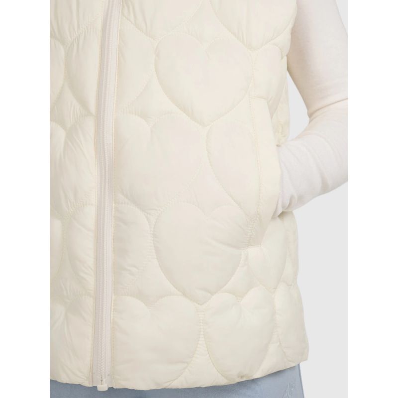 Girls' down vest with synthetic filling 4F 4FJRAW25TVJAF323-11S Clothing Your Sports Performance