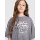 Oversized T-shirt with print for girls 4F 4FJRAW25TTSHF3197-22S *Kategoria tymczasowa Your Sports Performance