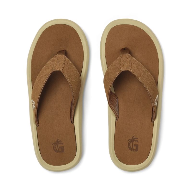 Gumbies Men's NOOSA FLIP-FLOP LATTE Flip-Flops