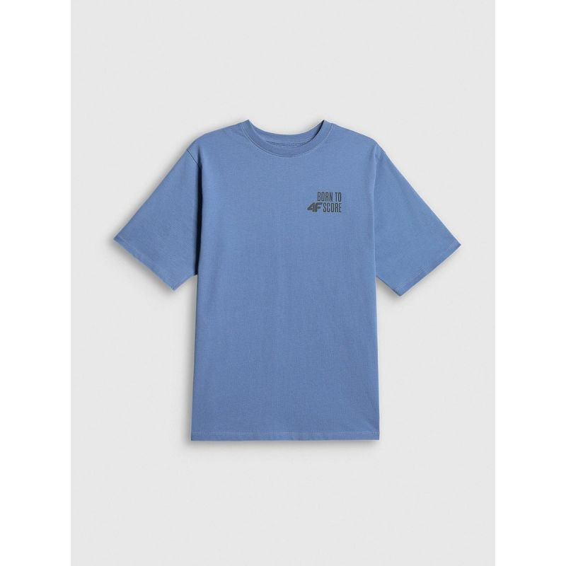 Boy's loose T-shirt with print 4F 4FJRSS26TTSHM4277-32S