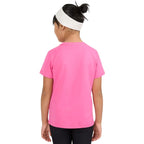 T-shirt for girls 4F F3004 dark pink 4FJWSS26TTSHF3004 53S