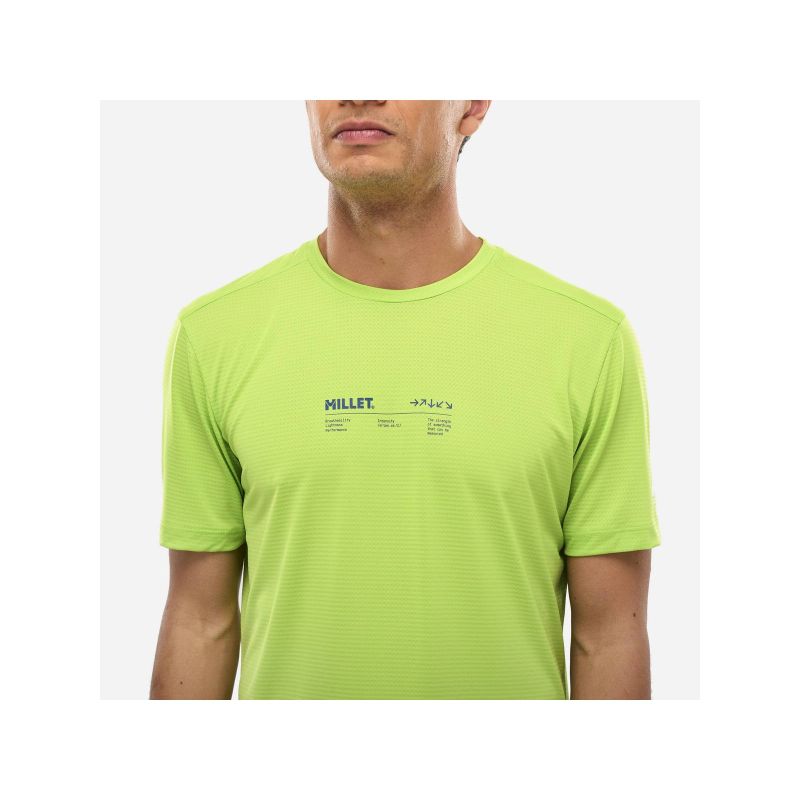 MILLET INTENSE ESSENTIAL TS SS M green T-shirt