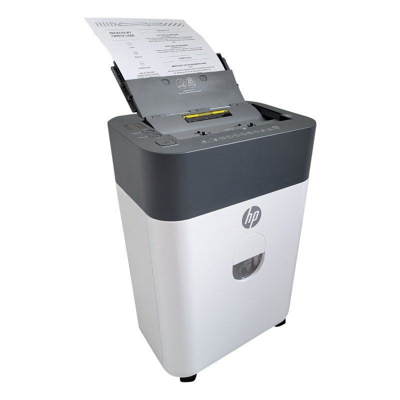 HP ONESHRED Auto 100CC Paper Shredder, White and Gray Urządzenia biurowe/Niszczarki Your Sports Performance