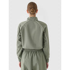 Women's cropped transition jacket with a stand-up collar 4F 4FRSS24TTJAF0886-44S *Kategoria tymczasowa Your Sports Performance