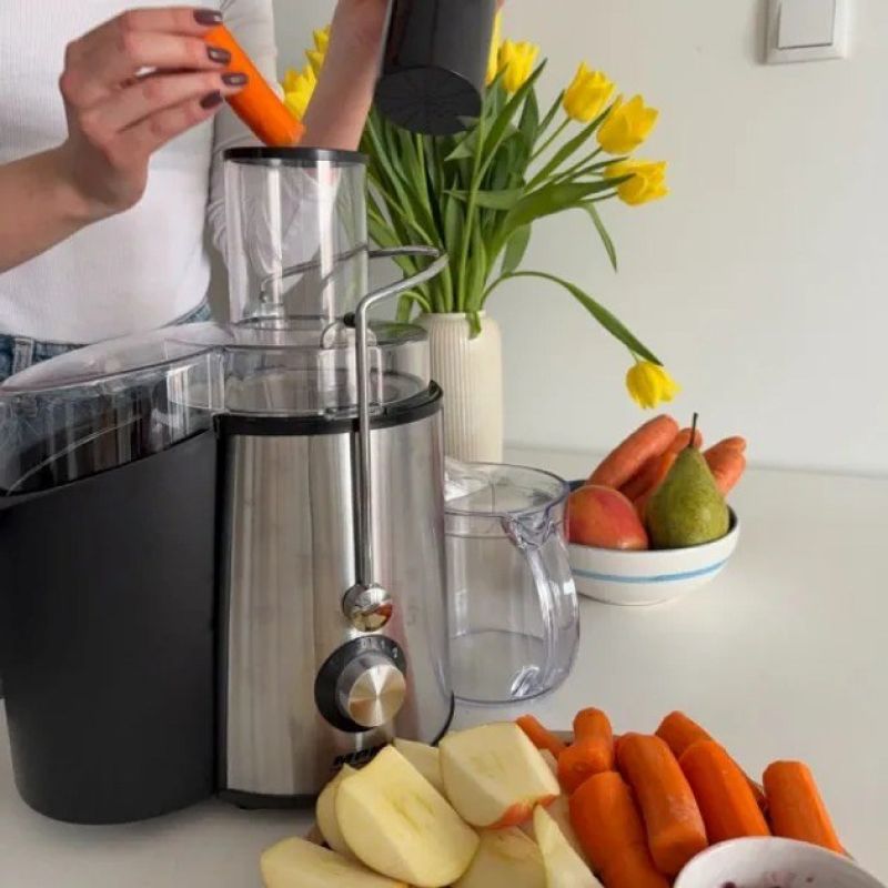MPM MSO-18M 1000W juicer with steel mesh filter AGD - Produkty/Sokowirówki Your Sports Performance
