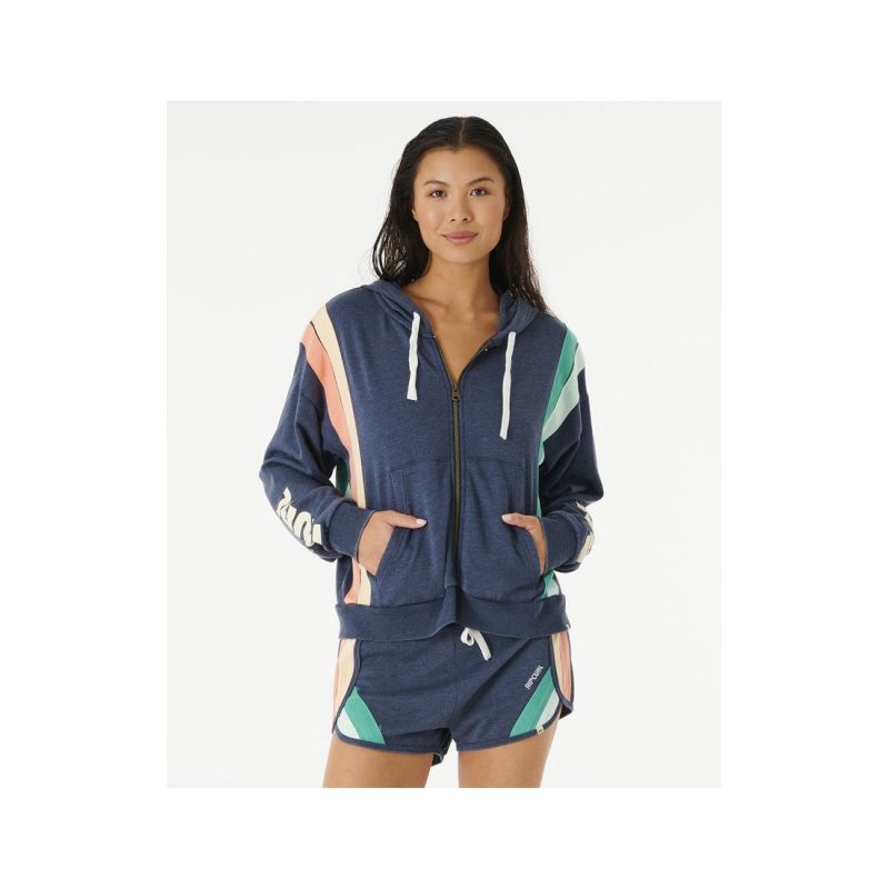 RIP CURL Day Break Zip Thru sweatshirt blue Import z PMSport Your Sports Performance