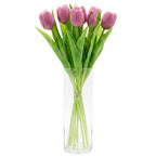 BOUQUET OF 7 LIGHT PURPLE TULIPS 31 CM LIFE-LIKE SPRING DECORATION Home and Garden/Equipment Your Sports Performance
