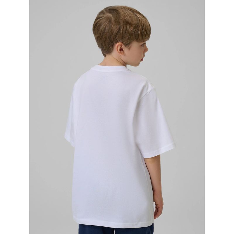 Boy's loose T-shirt with print 4F 4FJRSS26TTSHM3786-10S 4f