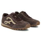 Women's leather shoes, suede sneakers, brown Filippo DP7961