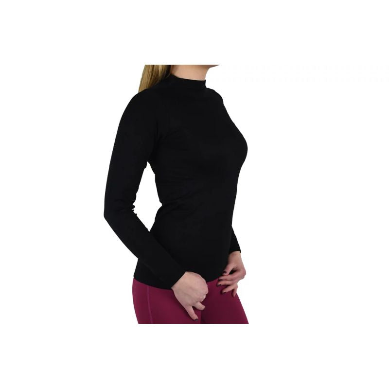 GymHero Longsleeve Seamless T-shirt W 766-BLACK Clothing/Training/GymHero Your Sports Performance