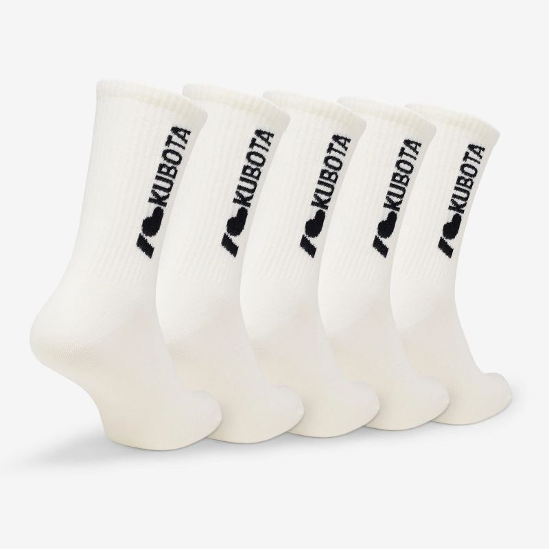 Kubota 5-pack of i love kubota socks cream K25SS-300-002-01-5 Kubota