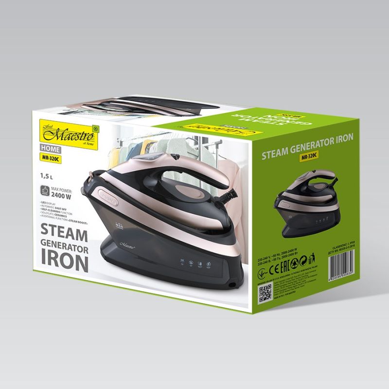 Steam generator 2400W MR-320C MAESTRO AGD - Produkty/Żelazka i generatory pary Your Sports Performance