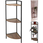 METAL CORNER SHELVING UNIT 3 SHELVES 23.5x23.5x76CM Home and Garden/Equipment Your Sports Performance