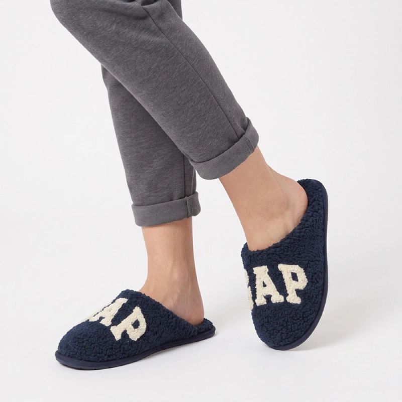 GAP women's slippers Plano II insulated slippers fashionable navy blue