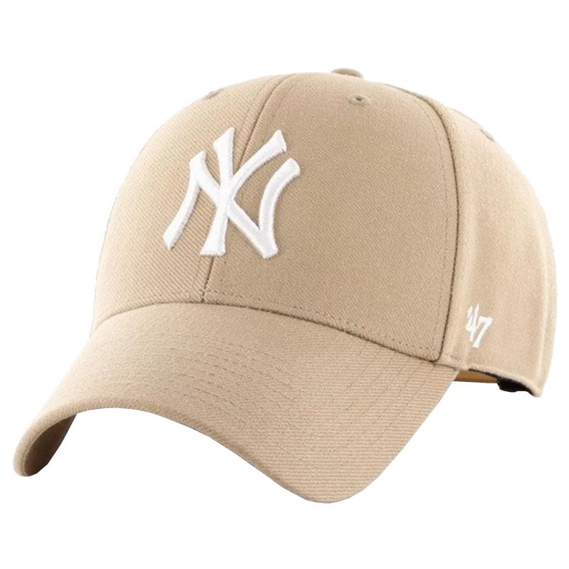 47 Brand New York Yankees Mvp Cap B-MVPSP17WBP-KH Clothing/Lifestyle/47 Brand Your Sports Performance