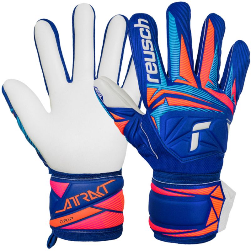 Reusch Attrakt Grip goalkeeper gloves blue 5670815 4126 To be categorized Your Sports Performance
