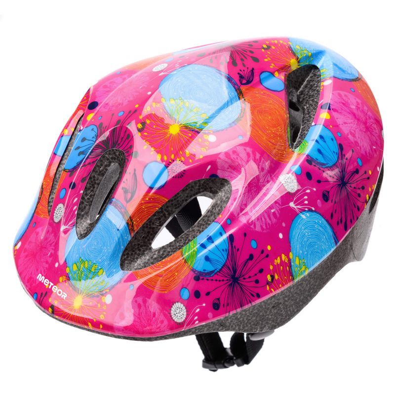 Meteor KS05 pink bicycle helmet