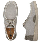 Men's lace-up loafers, gray, Rieker 08600-63 Rieker