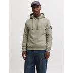 Jack&Jones Men's Hoodie JJCLEVELAND SWEAT HOOD SN 12298441 VETIVER