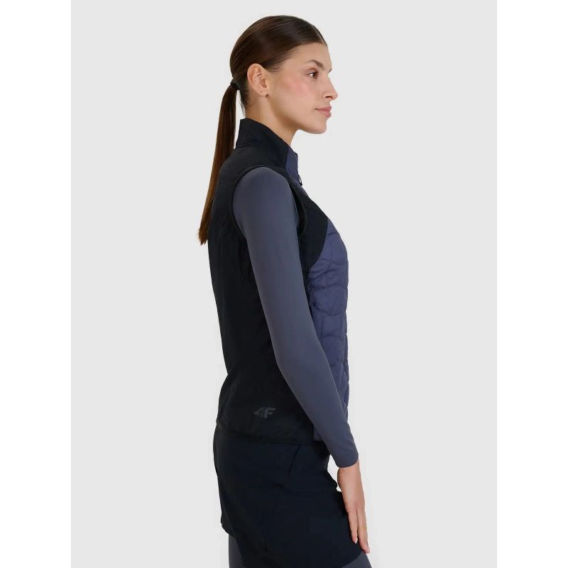 Women's trekking vest with Primaloft filling Black 4F 4FWSS25TVJAF180-22S *Kategoria tymczasowa Your Sports Performance