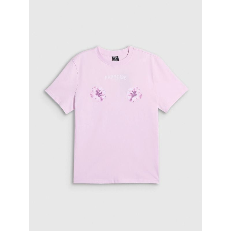 Women's loose T-shirt with print 4F 4FRSS26TTSHF3882-56S