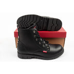 Levi's girls' Pasadene SE ankle boots, black, with zipper