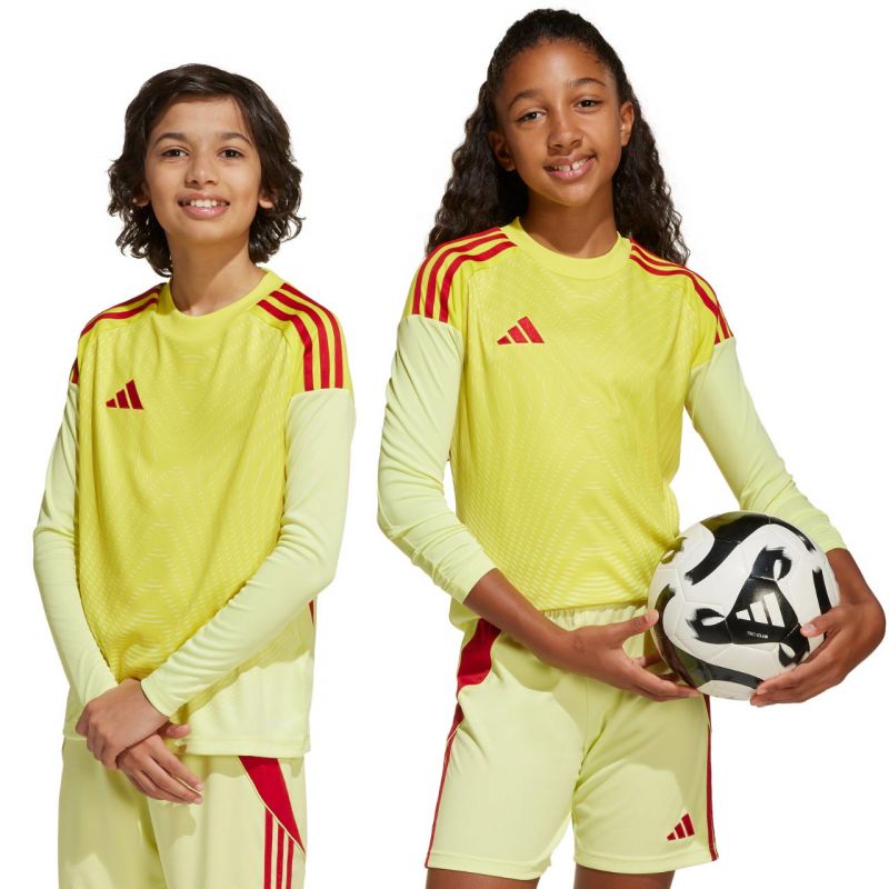 adidas Tiro 25 Competition Long Sleeve Kids' Goalkeeper Jersey Yellow and Red KJN2020 In preparation Adidas