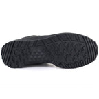 Women's black worker boots with socks Sabatina