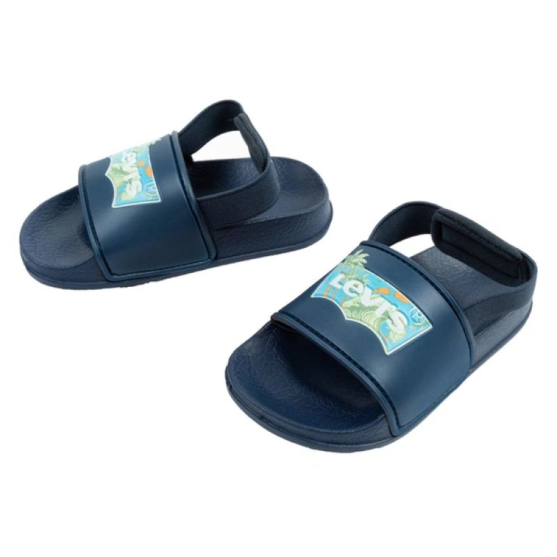 Levi's Pool S Mini Boys Navy Blue Sandals Levis