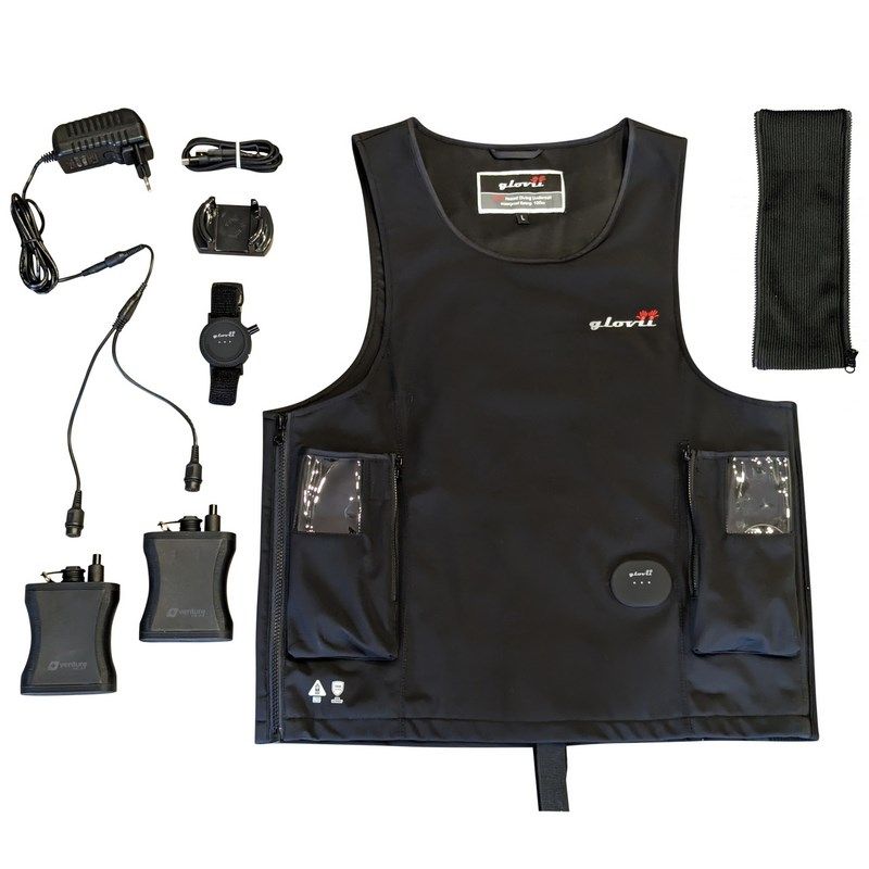 GLOVII WATERPROOF, HEATED DIVING VEST, INCLUDES TWO BATTERIES AND GMV2M REMOTE CONTROL Clothing Your Sports Performance