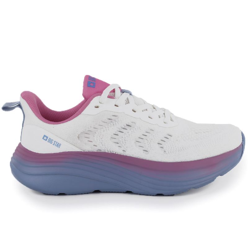 Women's white platform sneakers Big Star TT274046 Big Star