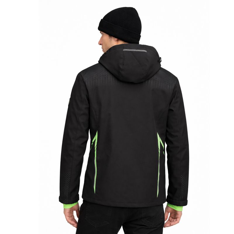 Softshell Men's Geographical Norway Trelino Black-Green Db Men 0124 black / green (WZ8556H/GN-Black / Green) Geographical Norway