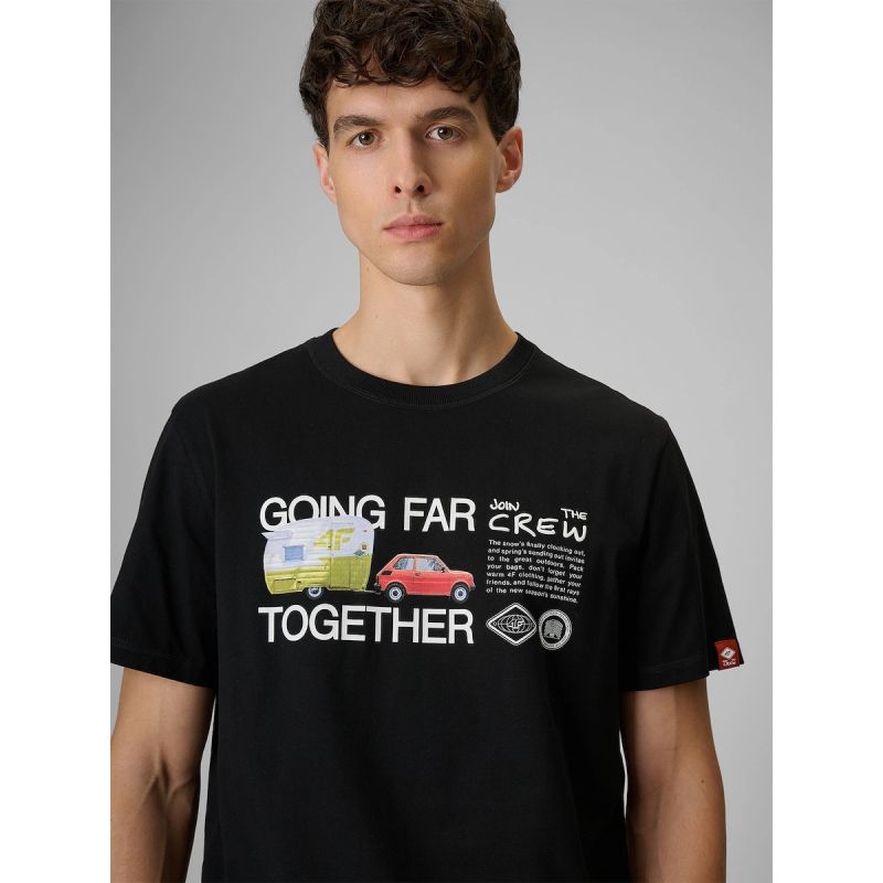Men's regular printed T-shirt 4F 4FRSS26TTSHM3810-20S 4f