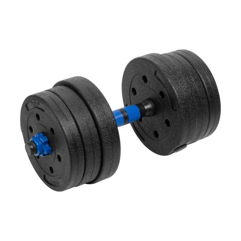 Bituminous adjustable dumbbells with connector 2x10kg REBEL ACTIVE In preparation Your Sports Performance