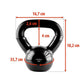 Kettlebell cast iron Black HMS KNV06 6kg Accessories/Training equipment Your Sports Performance