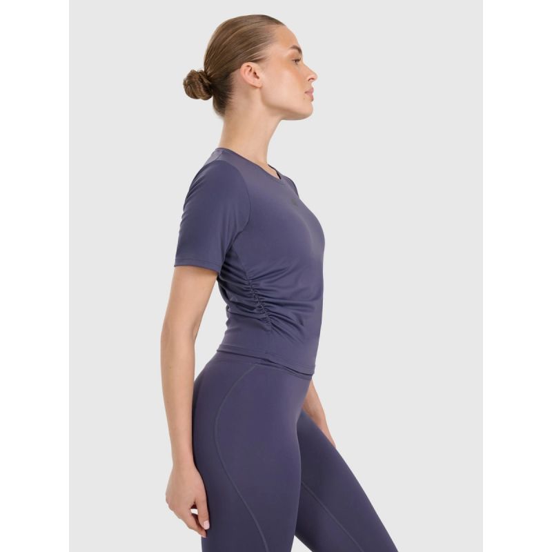 Women's quick-drying yoga and pilates top 4F 4FWAW25TFTSF1524-31S 4f