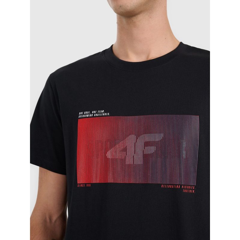 Men's regular printed T-shirt 4F 4FRAW25TTSHM3224-20S *Kategoria tymczasowa Your Sports Performance