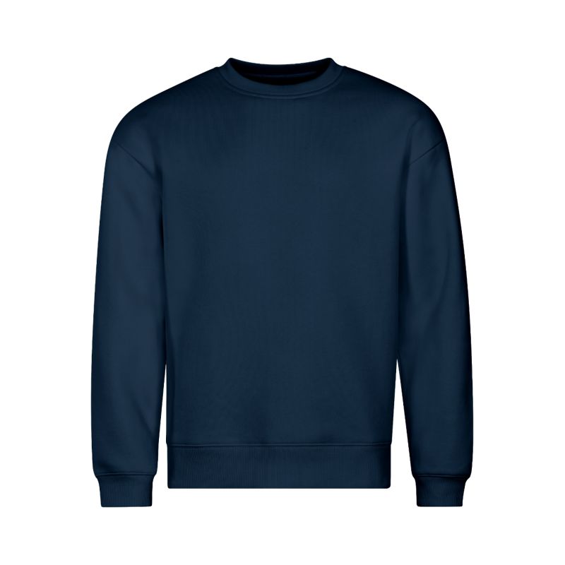 Vibe Crew Unisex Sweatshirt (Navy Blue)