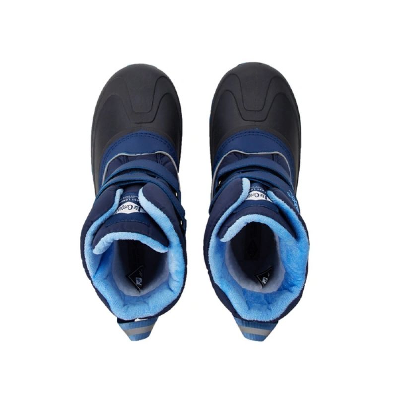 Lee Cooper Kids’ Winter Boots, Navy Snow Boots, Warm-Lined, with Velcro Fastening