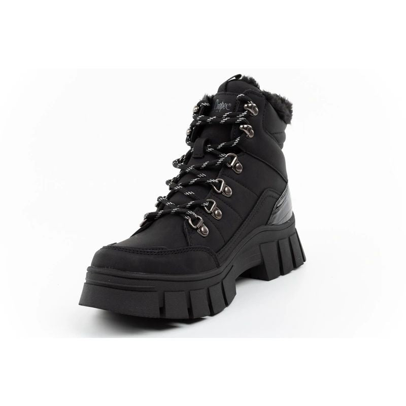 Lee Cooper Women’s Winter Boots, Black Insulated Ankle Boots