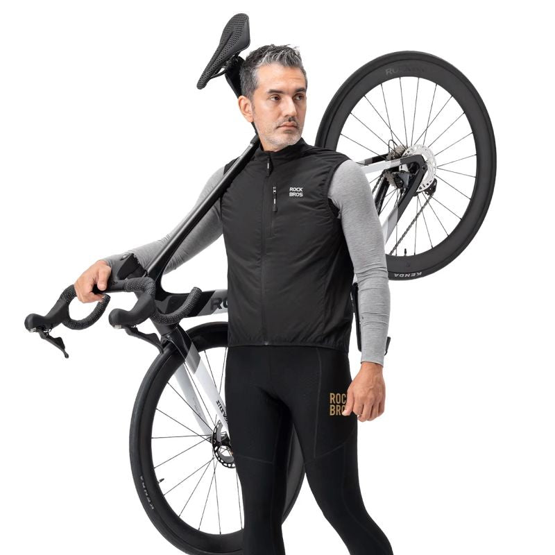 Rockbros MJ012 thermal vest size XXL - black Rockbros