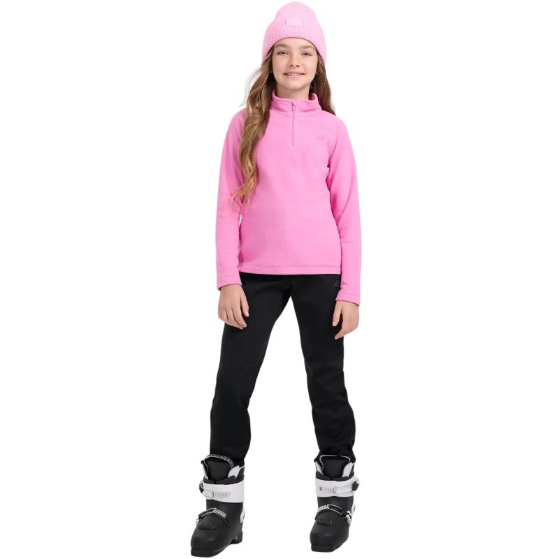 Fleece sweatshirt for girls 4F F060 fuchsia 4FJWAW25UFLEF060 55S 4f