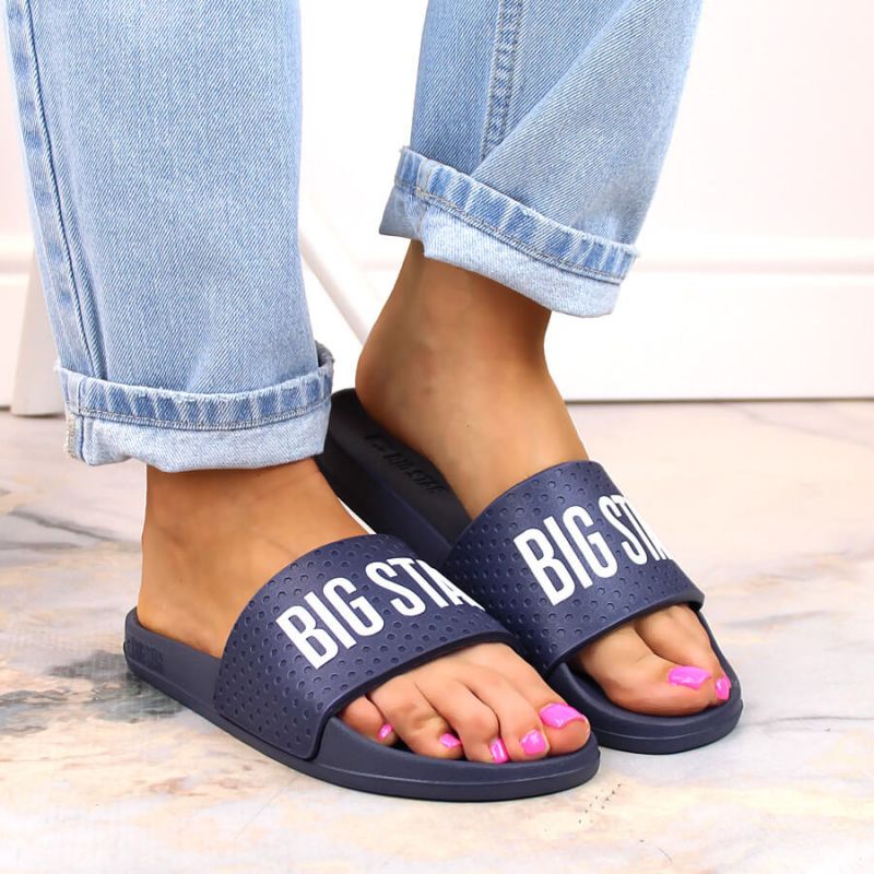 Big Star Jr foam slippers INT1908C navy blue Footwear/Outdoor/Big Star Your Sports Performance