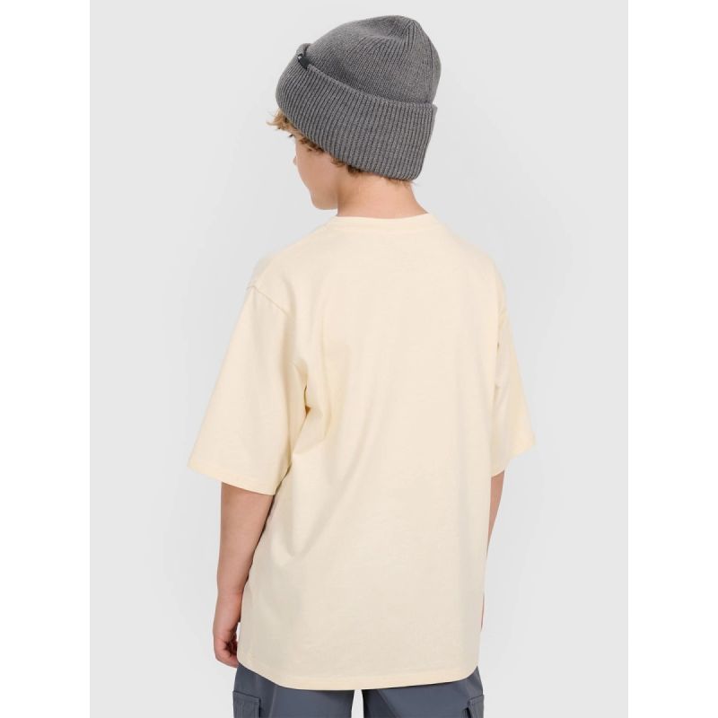 Boy's oversize T-shirt with print 4F 4FJRAW25TTSHM3208-12S *Kategoria tymczasowa Your Sports Performance