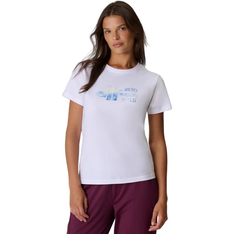 Women’s T-Shirt 4F F3496 White 4FWAW26TTSHF3496 10S