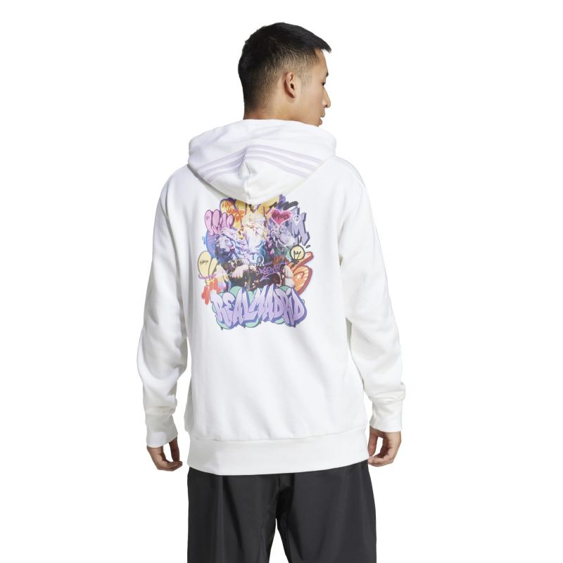 Adidas Real Madrid DNA sweatshirt M JG3585 Clothing/Football Adidas