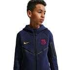 Nike FC Barcelona Tech Fleece Kids' Sweatshirt Navy Blue II3722 498